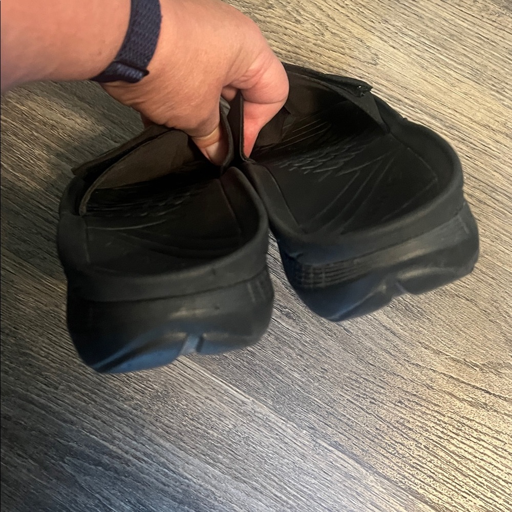 Vionic Rejuvante Adjustable Black Slides Sandals … - image 8